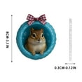thumbnail image 3 of Horivan 3 Packs Exquisite Animals Series 2D Acrylic Backpack Car Pendant Cute Decorations for Adults Kawaii Aesthetic Accessories Keychain Gift, 3 of 7