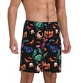thumbnail image 2 of Sikiie Animals Under Water Mens Pajama Shorts, Lounge Pant, Men's shorts，Sleep Pj Shorts for Men-3X-Large, 2 of 6