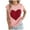 Pink, variant on Womens Sweater Tops Summer Cap Sleeve Top Casual Crew Neck Cable Heart Shirts Knit Lightweight Pullover Top Loose Fit