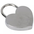 thumbnail image 3 of Vintage Metal Heart Lock with Key, Durable, Small, Suitable for Jewelry Box, Luggage, More, 3 of 7