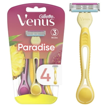 Gillette Female Venus Simply3 Dragonfruit Women's Disposable Razors, 4 Count, Multi-color
