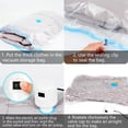 thumbnail image 5 of Pompe Électrique pour Sacs de Rangement sous Vide, Économiseur d'Espace pour Compression Vêtements, (Sac de Rangement Non Inclus), 5 of 5