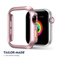 thumbnail image 6 of Allytechgroup Case Compatible with Apple Watch Series 6/5/4/SE 40mm, Support Wireless Charging Shockproof Cover for iWatch Series 6/5/4/SE 40mm for Women Men, Rosegold, 6 of 8