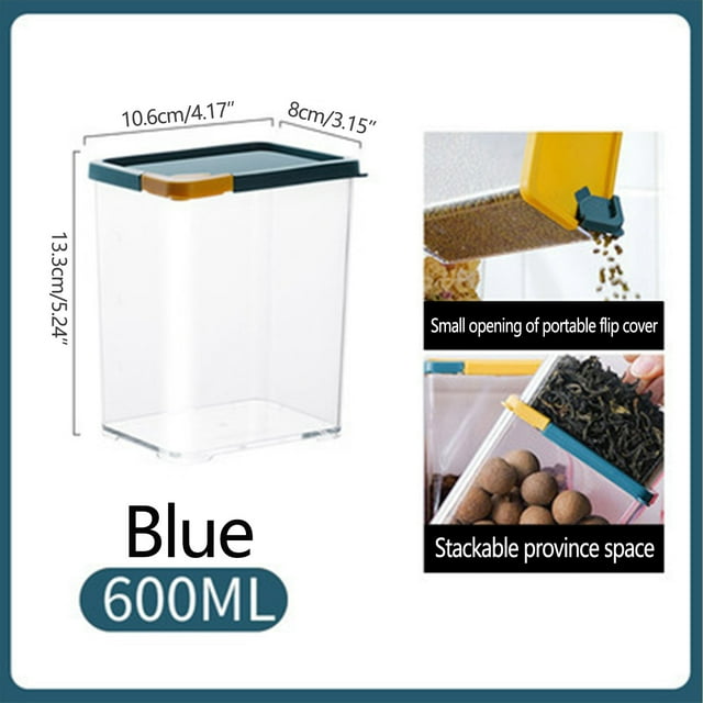 Yhmxh Closet Organizers and Storage Sealed Storage Tank For Cereals Large Storage Box Kitchen Food Storage Dry Fruit Tea Sealed Tank Storage Tank
