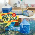 thumbnail image 4 of Kiddzery Rocket Ball Pit Polyester Play Tent, Blue, 4 of 5