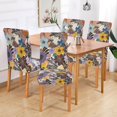 thumbnail image 2 of Yayeee 4 Pack Dining Chair Covers Stretch Parson Chairs Slipcovers Seat Protector, Colorful Flowers, 2 of 6
