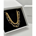 thumbnail image 2 of 18K Gold Rope Chain + Link Chain Necklace Stack Bundle, 2 of 11