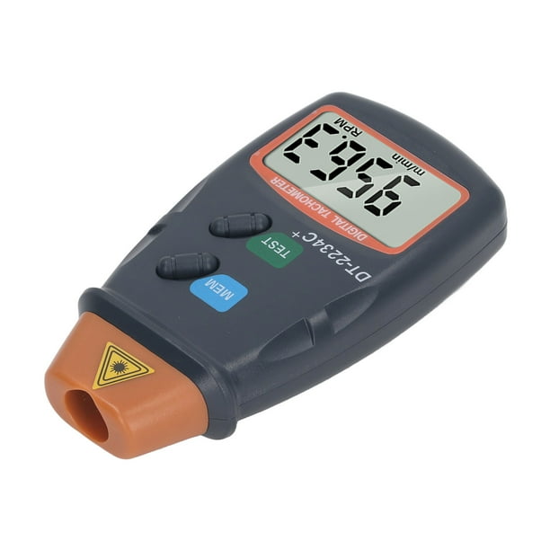 Tacómetro de RPM tacómetro digital sin contacto reinicio automático 25-99999 RPM para torno ANGGREK Otros
