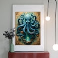 thumbnail image 2 of Diamond Art Kit for Adults, Blue Octopus Nautical Illustration Diamond Painting for Adults Beginners, DIY Diamond Art Painting Kits, 5D Diamond Painting Crafts for Home Decor 12x16 Frameless, 2 of 7