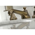 thumbnail image 4 of Kingston Brass KS4463KL Whitaker Widespread Bathroom Faucet with Brass Pop-Up, Antique Brass, 4 of 8