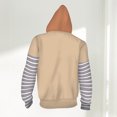 thumbnail image 3 of Sudadera de manga larga para hombre sudadera holgada con frente abierto abrigo informal para Cosplay de película, 3 of 6