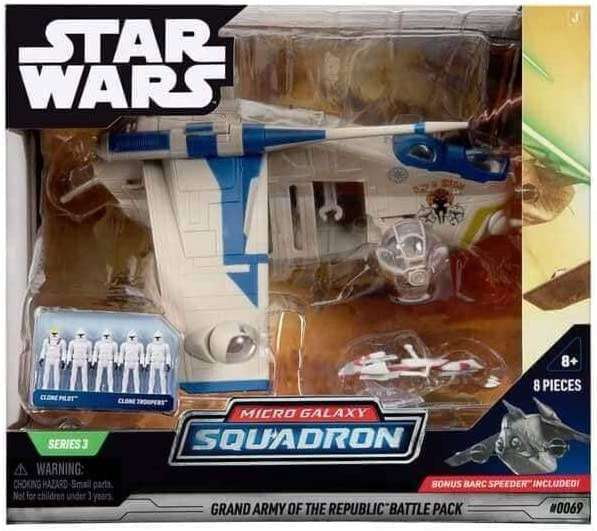 Star Wars Micro Galaxy Squadron Grand Army of the Republic Battle Pack (Blue)