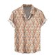 thumbnail image 5 of Camisas hawaianas de fibra de palma 2023, camisas de playa con estampado 3D de verano para vacaciones, ropa vintage informal, blusa con solapa para mujer, camisa lisa, 5 of 5