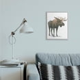 thumbnail image 2 of James Wiens Minimal Northern Moose Wild Woodland Animal Framed 11 in x 14 in Framed Painting Art Prints, by Stupell Home Décor, 2 of 7