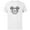 White, variant on I Asked 2024 Engagement Ring Proposal Mickey- Short Sleeve Cotton T-Shirt for Adults - Customized-Black