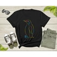 thumbnail image 2 of Colorful Emperor Penguin Bird Animal Standing Cool Profile T-shirt Penguin Shirt Penguin Lover Gift Animal Lover Shirt Emperor Penguin Shirt, 2 of 8