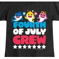 thumbnail image 3 of Baby Shark - Fourth Of July Crew - Girl's Fitted Short Sleeve Tee, 3 of 6