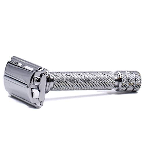 Parker 87R Men's Butterfly Open Double Edge Safety Razor w/ 5 Parker Blades