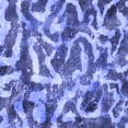 thumbnail image 1 of Ahgly Company Indoor Square Abstract Blue Modern Area Rugs, 3' Square, 1 of 4