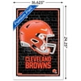 thumbnail image 3 of NFL Cleveland Browns - Neon Helmet 24 Wall Poster, 14.725" x 22.375" Framed, 3 of 3