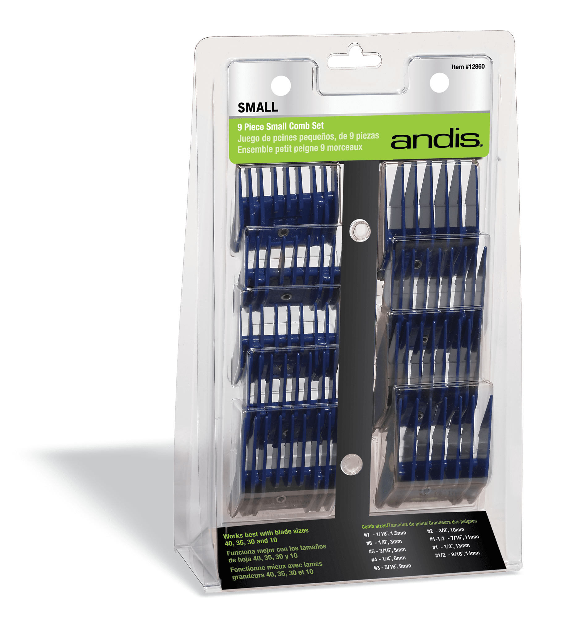 andis stainless steel comb set