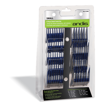 Andis Professional Animal Small Comb Set, 9 (Best Andis Dog Clippers)