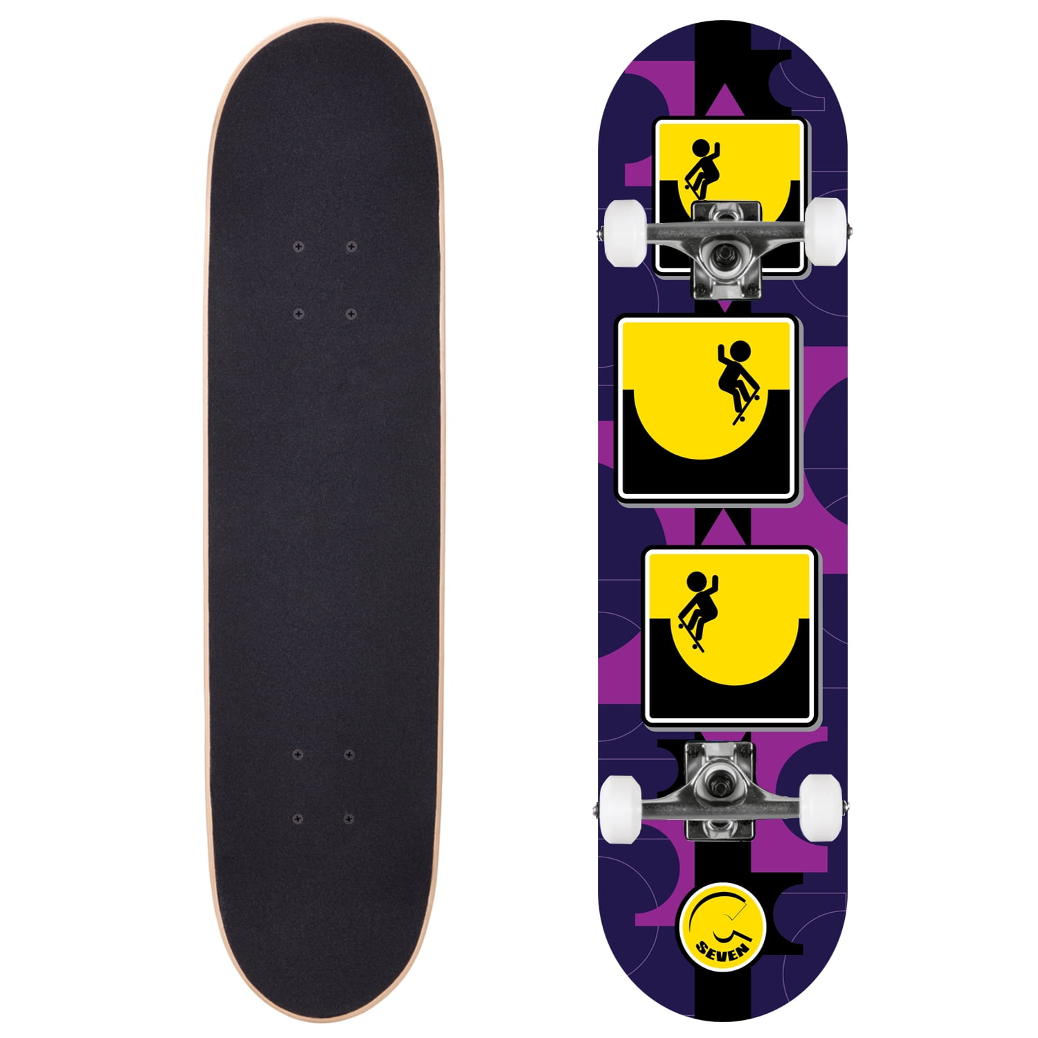 Cal 7 7.5" Complete Popsicle Skateboard (Steep Grade)