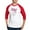 Red/White, variant on CafePress - Anti Valentine Club Coupon Baseball Jersey - Cotton Baseball Jersey, 3/4 Raglan Sleeve Shirt