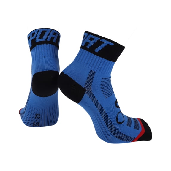 Cycling Socks Sweat-Absorbent,Anti-Friction m Outdoor Bike Socks Blue,Black Unsex 1 Pair Letter,Colorblocked