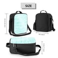 thumbnail image 2 of Bingfone Blue Bright Reusable Insulated Lunch Bag Cooler for Work School Picnic or Travel, 2 of 9