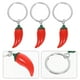 thumbnail image 2 of GOOHOCHY 5 llaveros colgantes para fiestas, llaveros de simulación de chile, adornos para llaves., 2 of 7