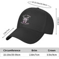 thumbnail image 6 of Race Hair Don't Care Drag Racing Girl Baseball Hats for Men Adjustable Dad Hat Gift for Men Women Trucker Cap Black, 6 of 9