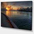 thumbnail image 2 of Tranquil Vancouver Downtown View - Extra Large Landscape Canvas Art Print, 2 of 4