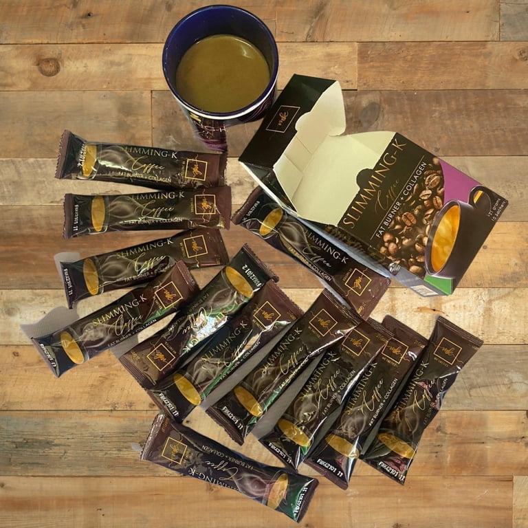 MK Slimming-K Coffee Fat Burner + Collagen, 10 Sachets - Walmart.com