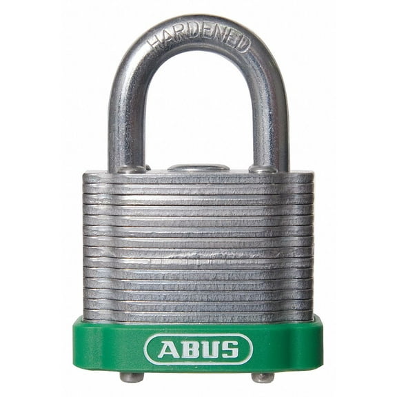 Abus Keyed Padlock,Alike,1-1/2"W,PK6  19346