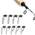 thumbnail image 2 of M Buder 54 pcs Guías de Caña de Pescar de Acero Inoxidable Anillos de Punta con Caja de Accesorios de Pesca, 2 of 9
