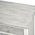 thumbnail image 2 of Sea Wind Florida Islamorada 2-Door Wood Nightstand with Drawer in Gray/White, 2 of 3