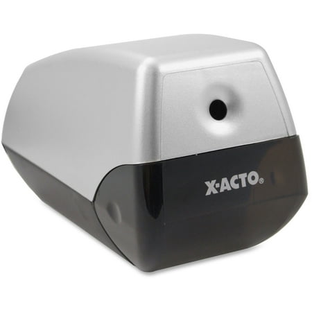 X-Acto Model 1900 Desktop Electric Pencil Sharpener, Two-Tone Gray, (Best Electric Pencil Sharpener For Classroom)