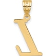 thumbnail image 3 of 14K Yellow Gold Polished Letter L Initial Pendant - Jbsp, 3 of 5
