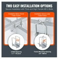 thumbnail image 3 of Boat Trailer Rails 43' Adjustable, 2PCS Galvanized Steel Trailer Poles with PVC Pipes for Ski, Fishing, Sailboat - Loading & Transport, 3 of 7