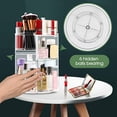 thumbnail image 2 of Organizador De Maquillaje Giratorio De 360 ​​Grados En Blanco Y Negro, Soporte Cosmético De Estilo Simple, Vitrinas Para Baño, Tocador Y Dormitorio Methold  HA025109-02, 2 of 5