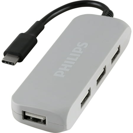 Philips USB 2.0 4-Port Hub, Type-C, DLK9320C/27