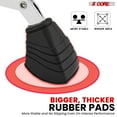 thumbnail image 6 of 5 CORE Drum Throne Padded Guitar Stool Adjustable Heavy Duty Saddle Music Chair Seat Universal for Adults & Kids with Anti Slip Rubber Feet - DS CH BR SDL HD, 6 of 6