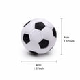 thumbnail image 3 of Miniature Soccer Ball Squishy for Adults Foam Sensory Gadget 1.57 Inch Spherical Panel Design Office Desk Accessory Pressure Relief Tool 3 Pack, 3 of 4