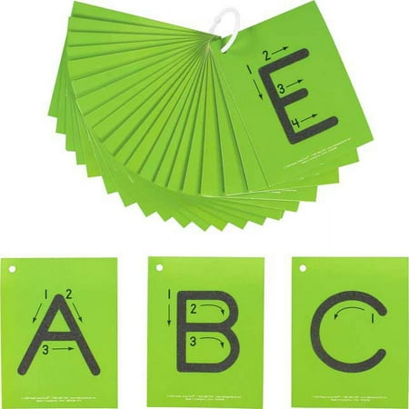 UPC: 0192407060357 | EZread Sandpaper Tactile Letters: Uppercase – 26 cards