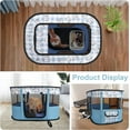 thumbnail image 5 of ZBH Pet Playpen Cat Playpen, Foldable Cat Playpen for Indoor Cats, Collapsible Crate Kennel Playpen, Kitten Playpen Cat Tent Indoor Outdoor, Pet Play Pen with Carrying Case for Cat Kitten Rabbit, 5 of 10