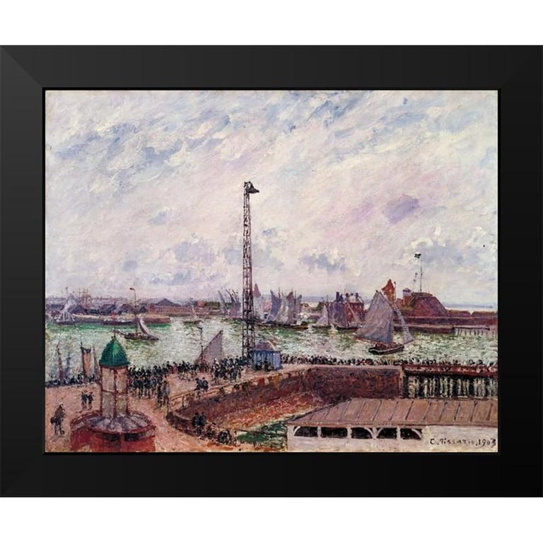 Pissarro, Camille 14x12 Black Modern Framed Museum Art Print
