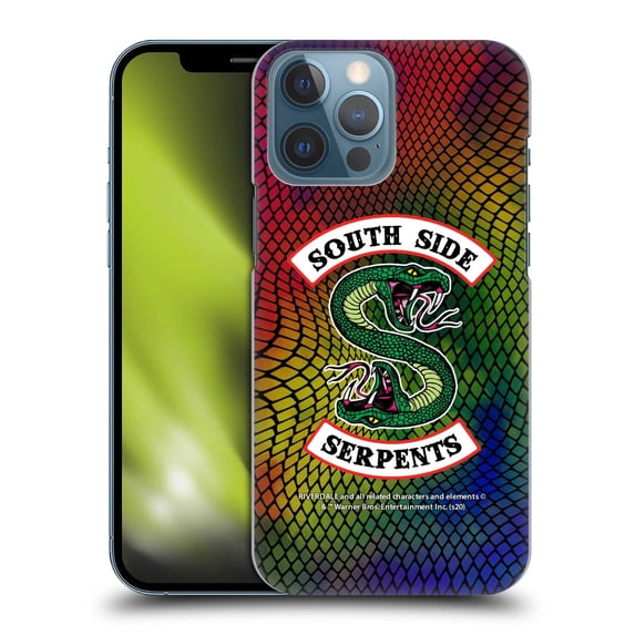 Head Case Designs Officially Licensed Riverdale South Side Serpents Snake Skin Print Logo Hard Back Case Compatible with Apple iPhone 13 Pro Max