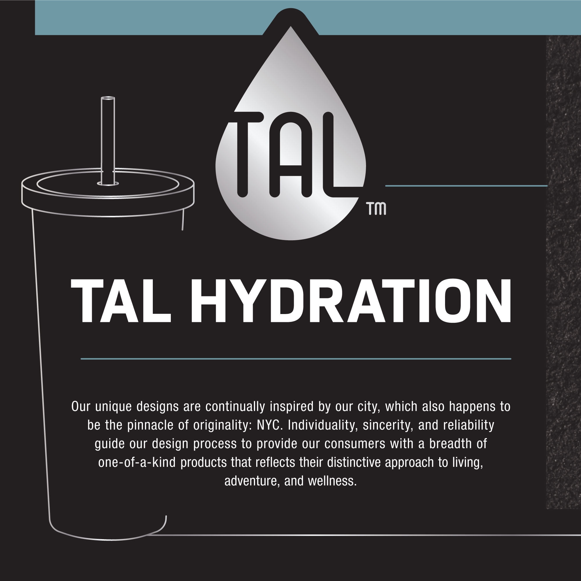 TAL Stainless Steel Coolie Tumbler 24oz, Green Tropical