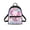 Pink Blue Liquid Pattern, variant on HELLHERO Mushroom Moon Small Backpack, Mini Polyester Backpack with Zipper Closure, Adjustable Strap for Women Mom Shopping Daily Work